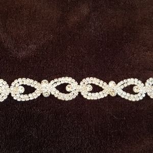 Bridal/prom silver belt